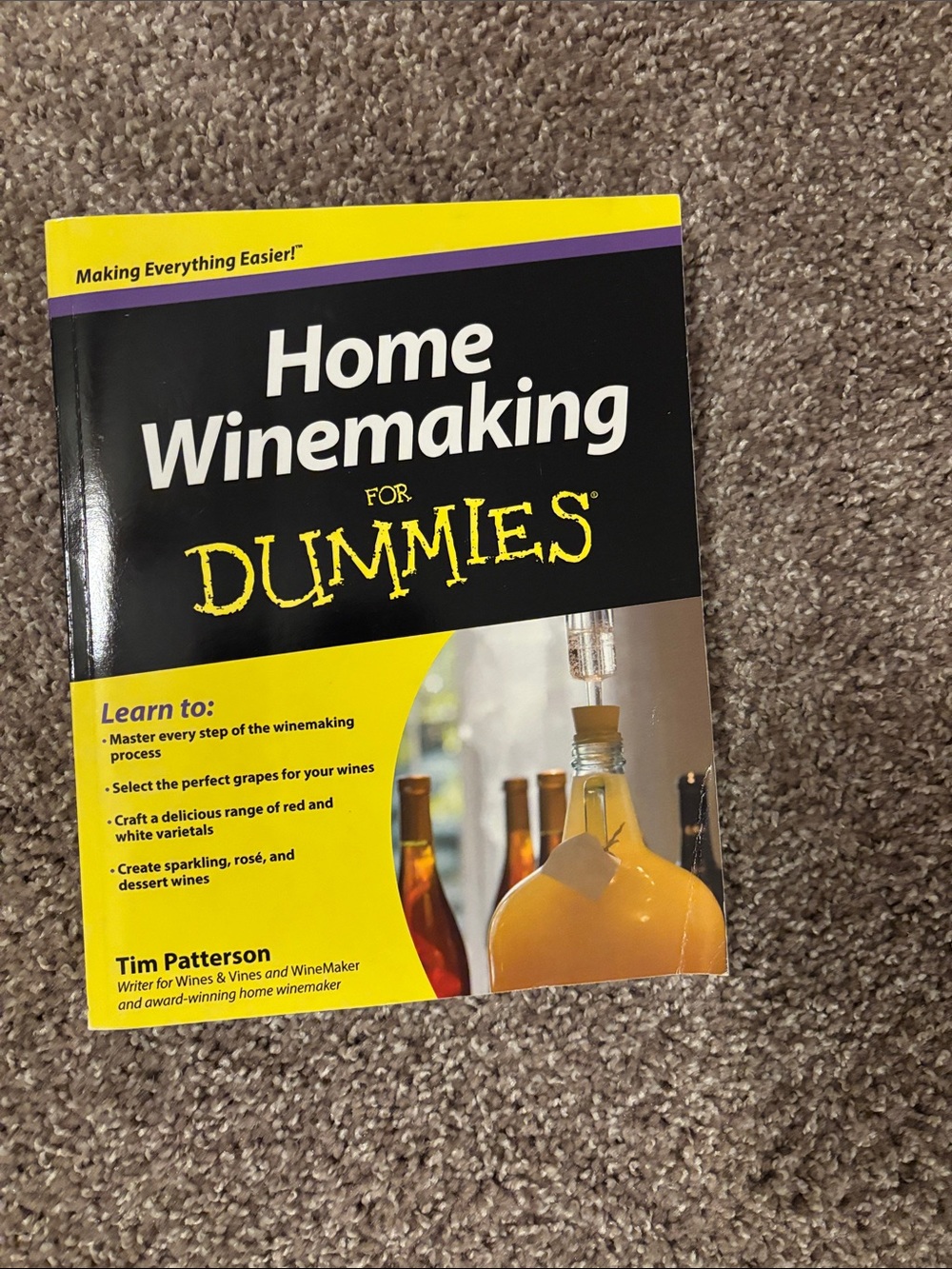 Home Winemaking for - Yellow & Black Cover
